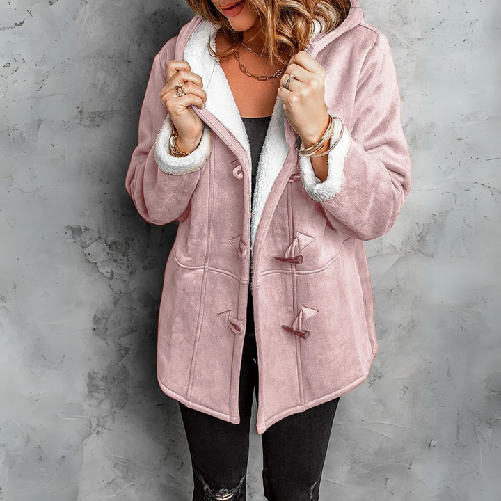 Alice | Plush Hooded Reversible Coat