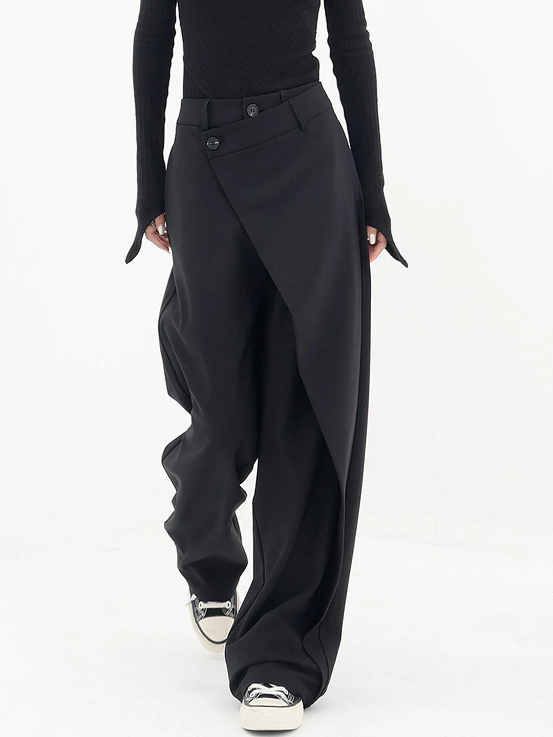 Catherine | Asymmetrical baggy pants