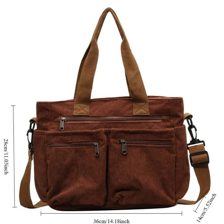 Eliana | Luxury Corduroy Multipurpose Bag