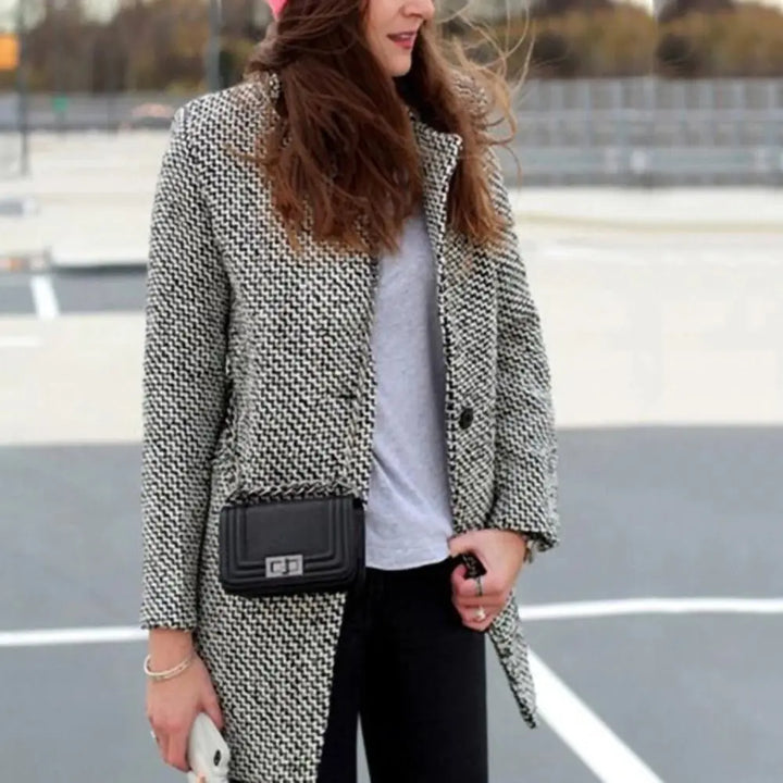 Crystal | Elegant wool coat for women