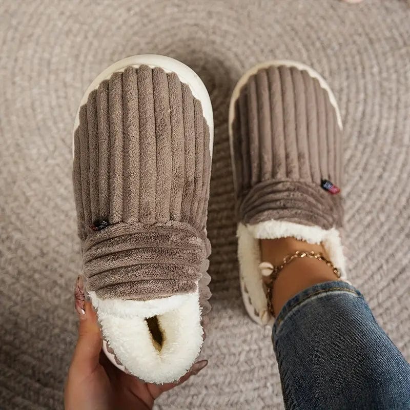 Nina | Cozy corduroy slippers