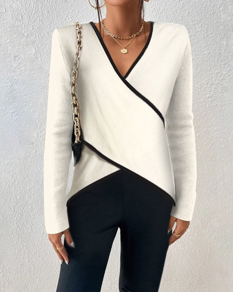 Emma | Elegant V-neck sweater