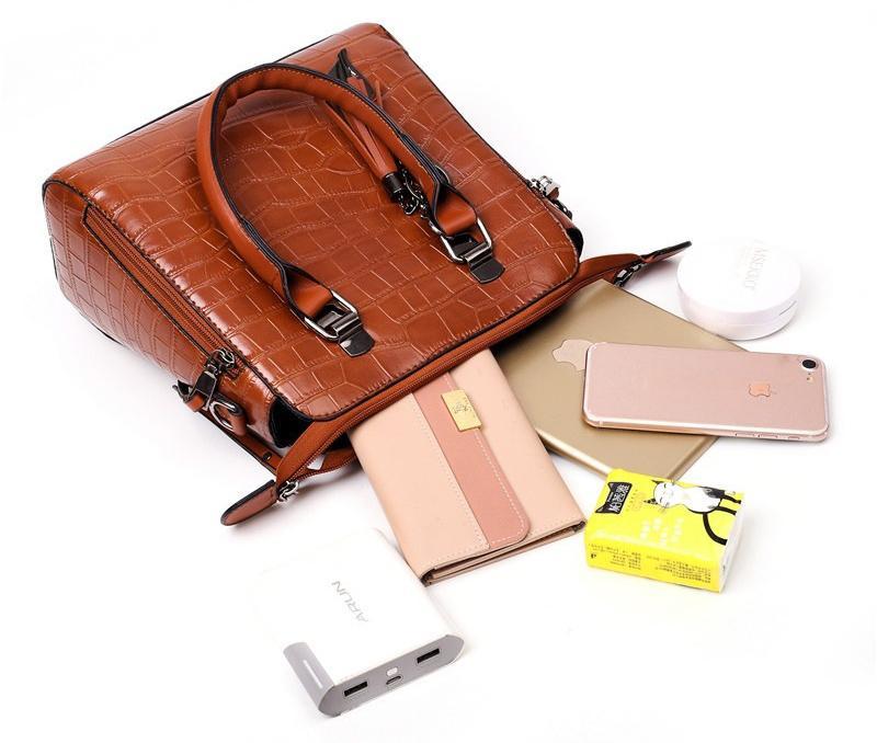 Valina | 4-Piece Leather Bag Set