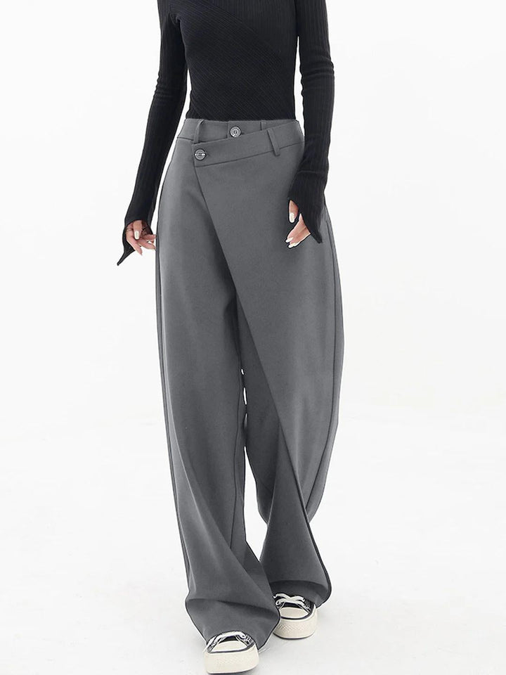 Catherine | Asymmetrical baggy pants