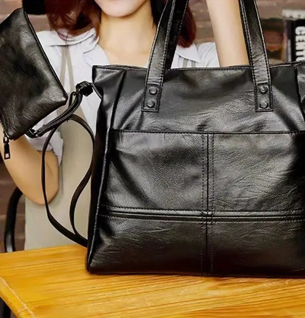 Chelsey | Leather Bag + Wallet (Free)