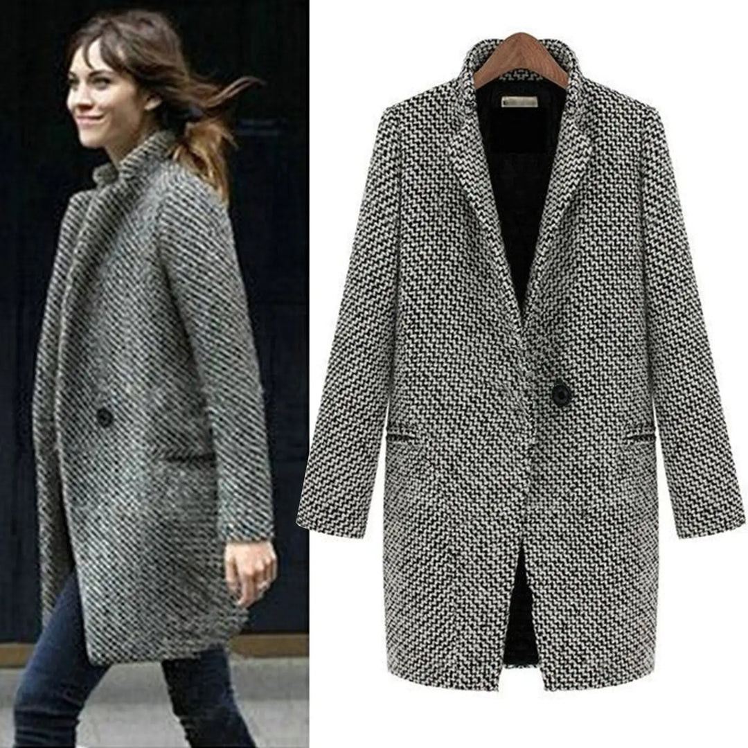 Crystal | Elegant wool coat for women