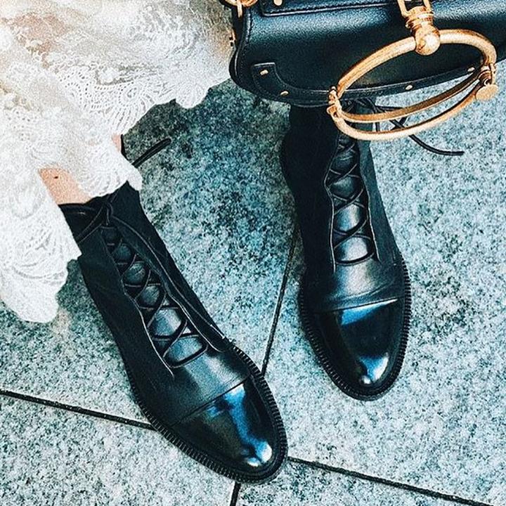 Eleanor | Elegant leather ankle boots