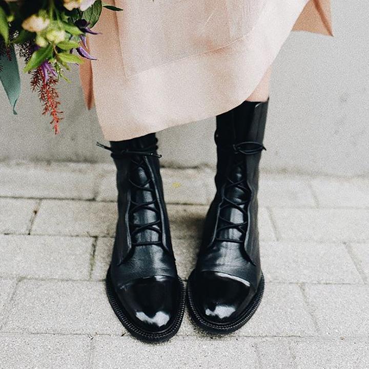 Eleanor | Elegant leather ankle boots