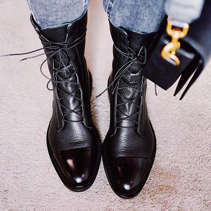 Eleanor | Elegant leather ankle boots