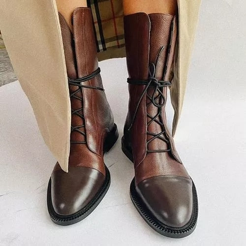 Eleanor | Elegant leather ankle boots