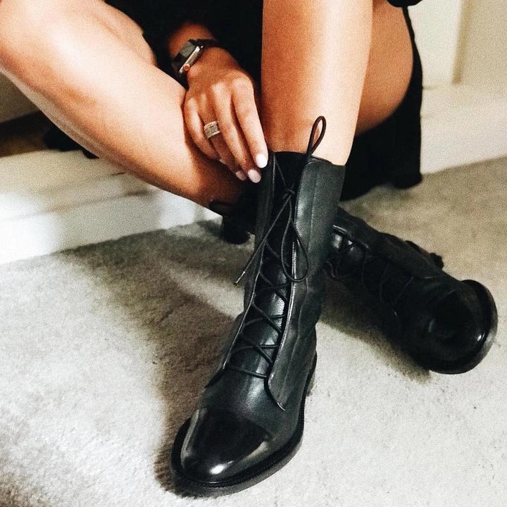 Eleanor | Elegant leather ankle boots