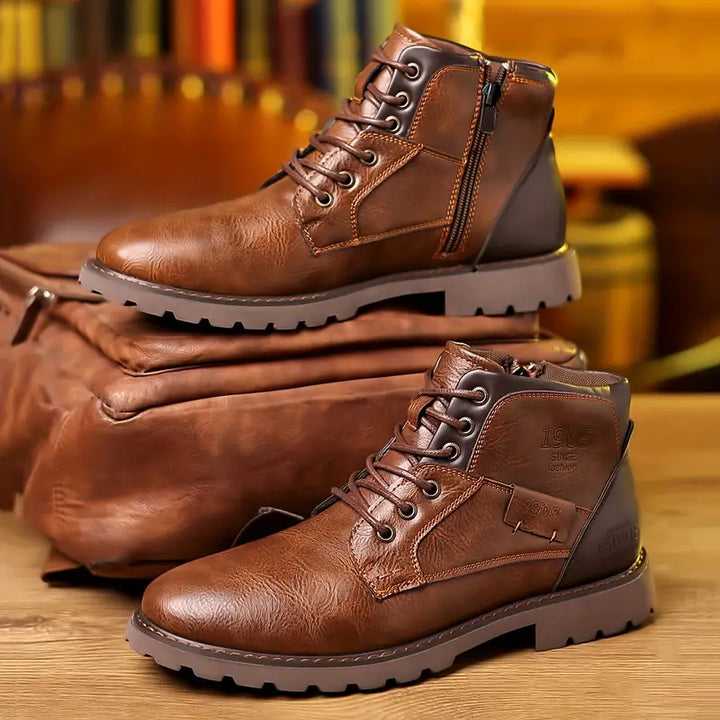 RoyaleStride | Men's Leather Boots