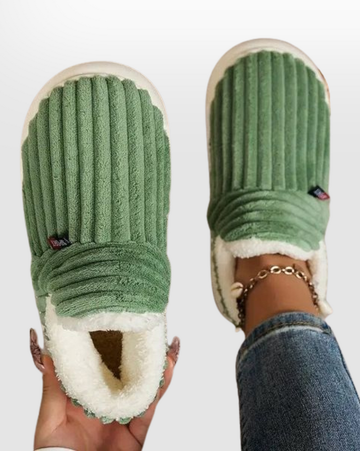 Nina | Cozy corduroy slippers