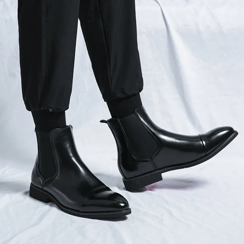 Anibalio | Genuine Men's Leather Chelsea Boots