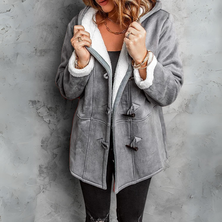 Alice | Plush Hooded Reversible Coat