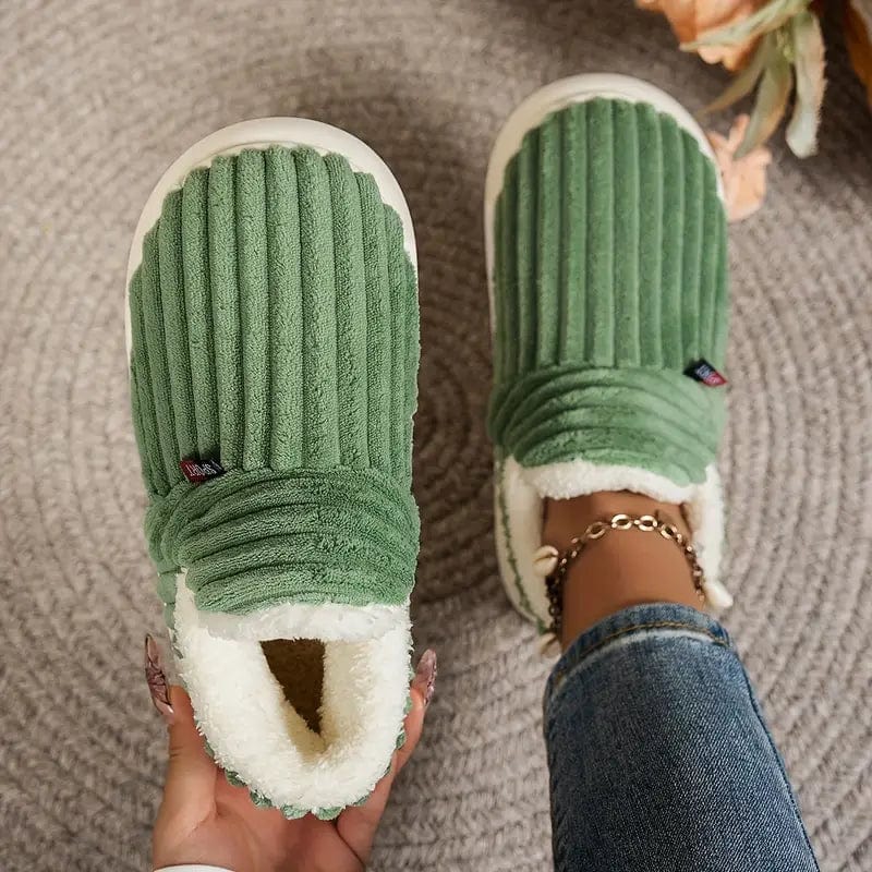 Nina | Cozy corduroy slippers