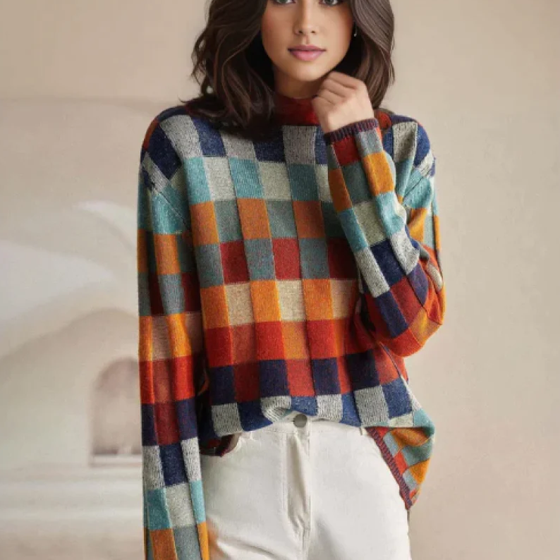 Ruby | Color-block sweater