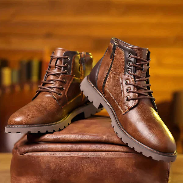 RoyaleStride | Men's Leather Boots