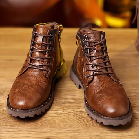 RoyaleStride | Men's Leather Boots