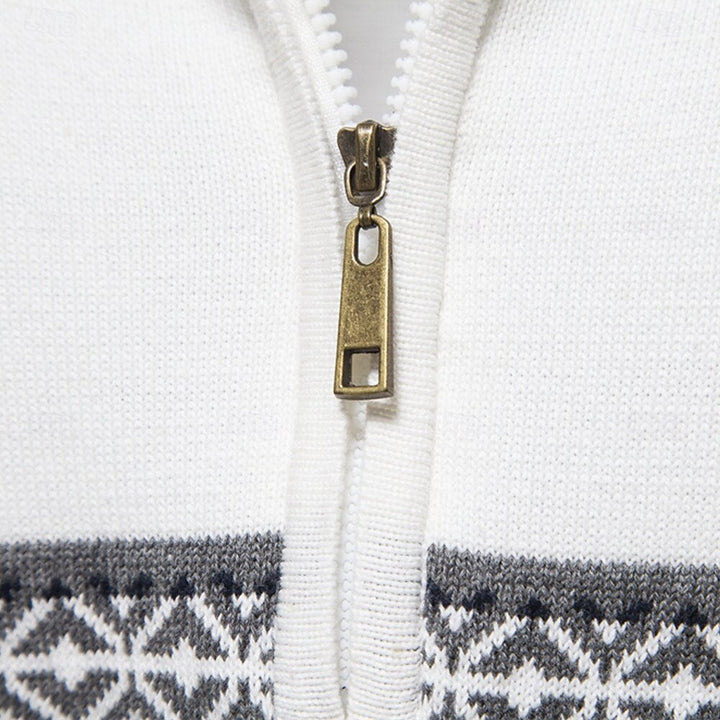 Nico | Knitted Jumper With Half Zip